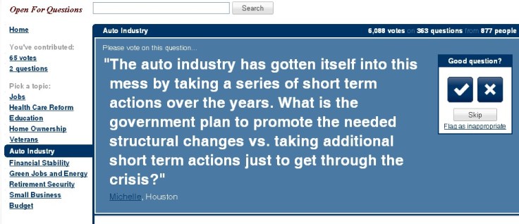 Open for Questions 2